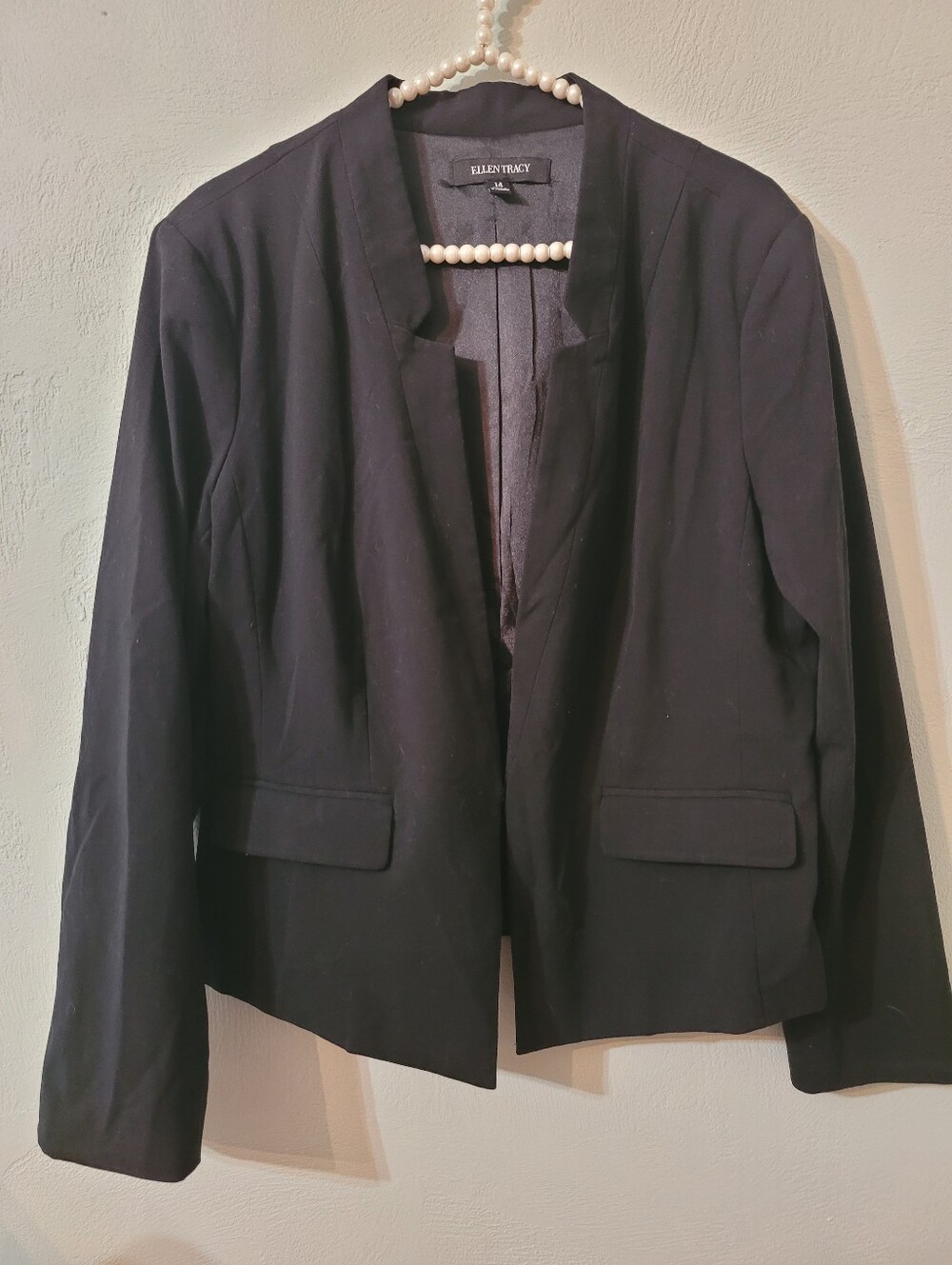 Ellen Tracy Versatile Plus Size Black Blazer Size 14!